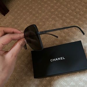 Butterfly sunglasses by Chanel.